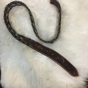 Vintage Belt 🔥 ❤️ made with real horse hair❤️❤️